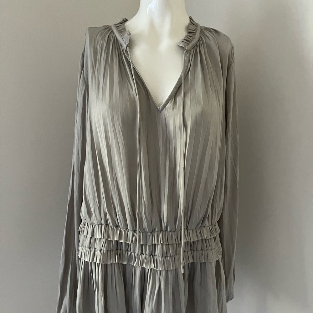 Current Air Light Gray Blouse